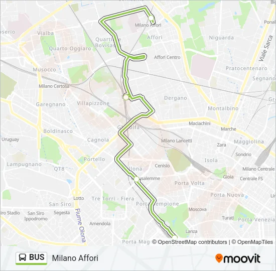 BUS Line Map
