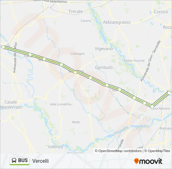 BUS Line Map