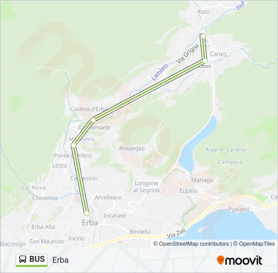 BUS Line Map