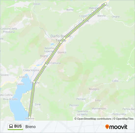 BUS Line Map