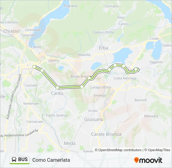 BUS Line Map