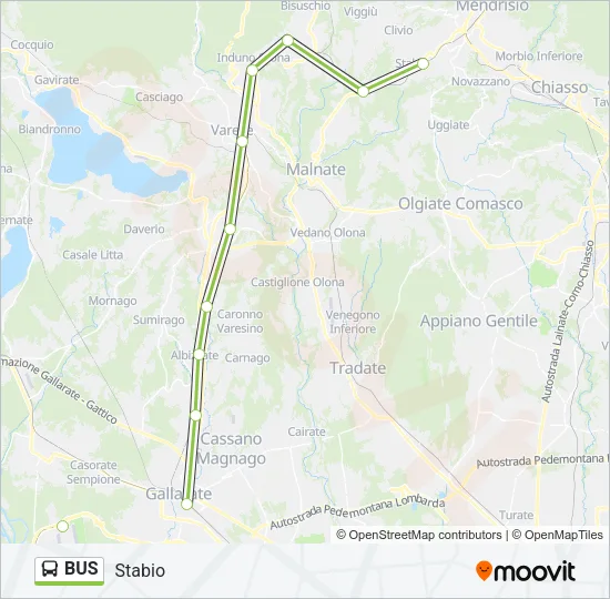 BUS Line Map