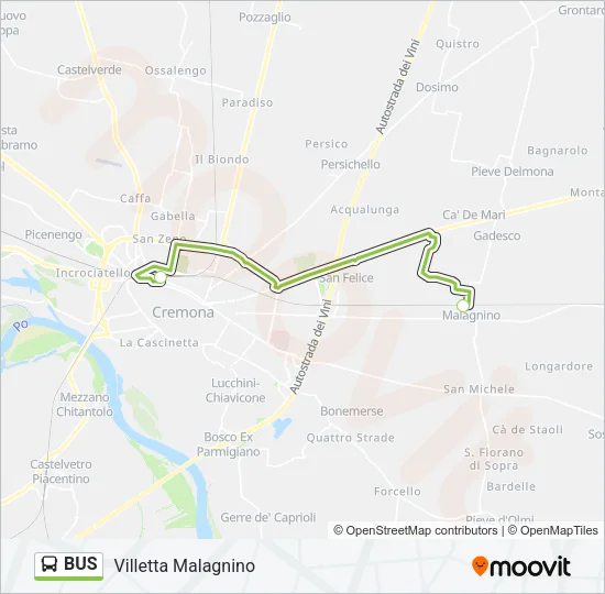 BUS Line Map