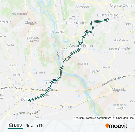 BUS  Line Map