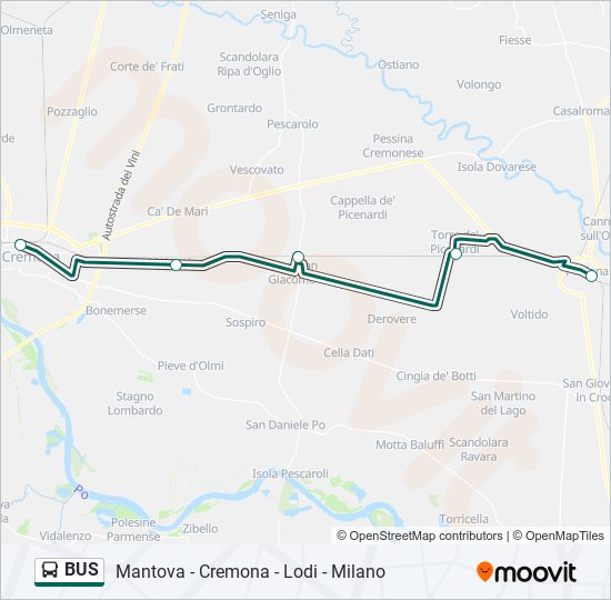 bus Route Schedules, Stops & Maps Cremona (Updated)