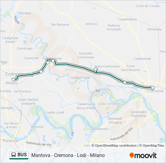 bus Route Schedules, Stops & Maps Cremona (Updated)