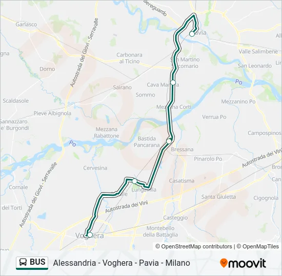 BUS  Line Map