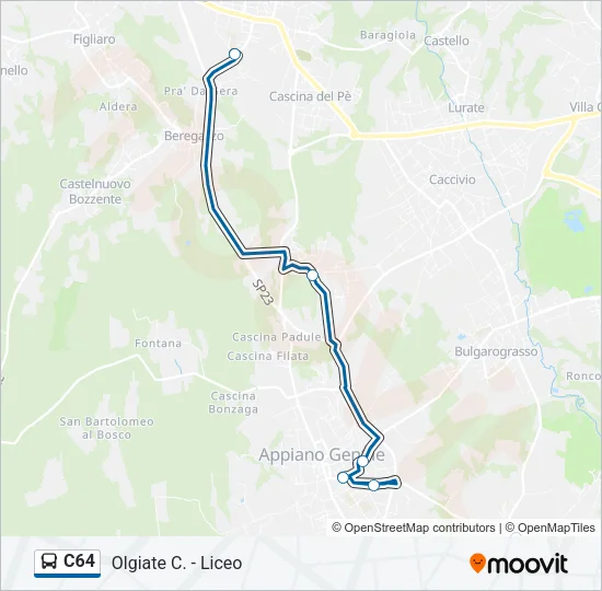 C64 Bus Line Map