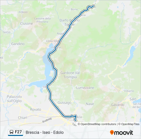 F27 Bus Line Map