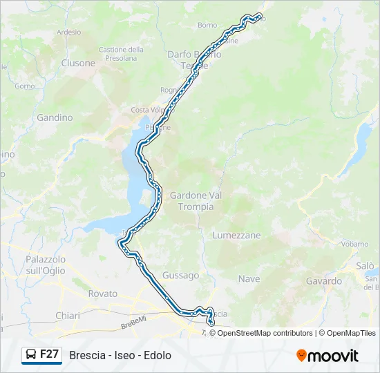 F27 Bus Line Map