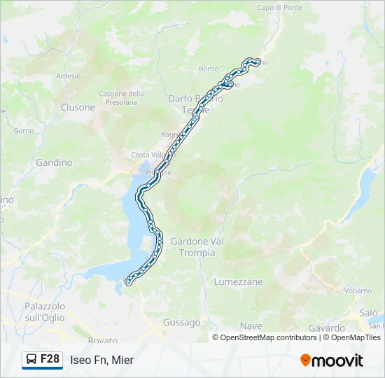 F28 Bus Line Map