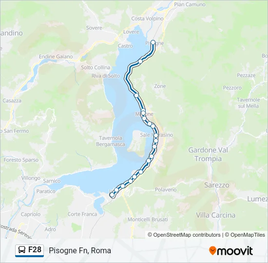 F28 Bus Line Map