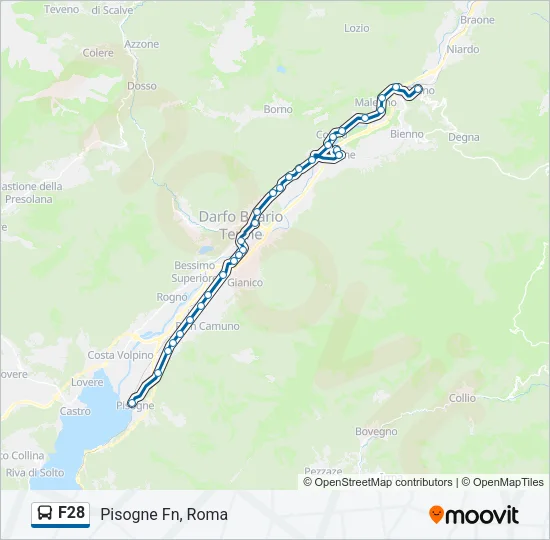 F28 Bus Line Map