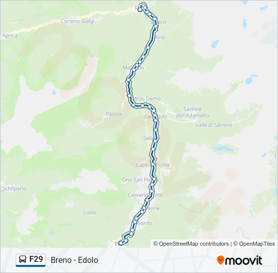 F29 Bus Line Map