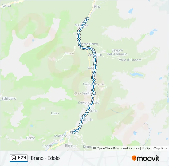 F29 Bus Line Map
