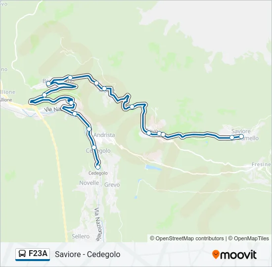 F23A Bus Line Map