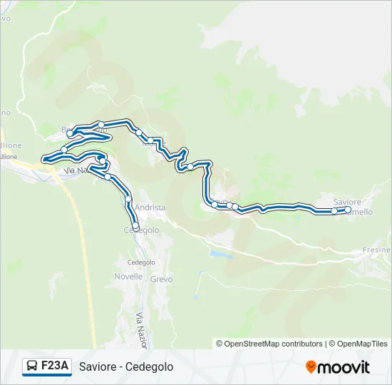 F23A Bus Line Map