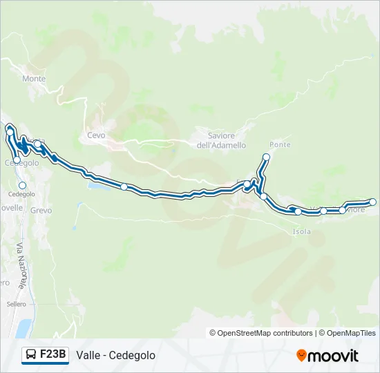 F23B Bus Line Map