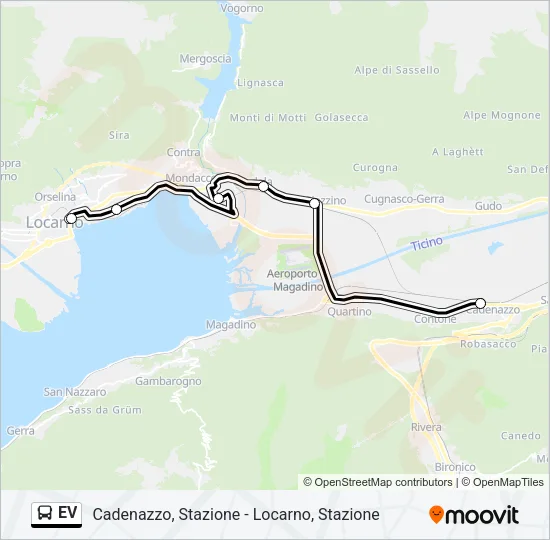 EV Bus Line Map
