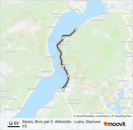 EV Bus Line Map