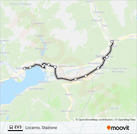 EV3 Bus Line Map