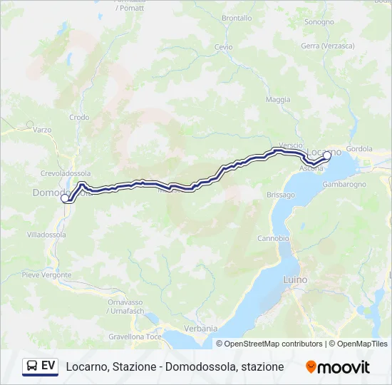 EV Bus Line Map