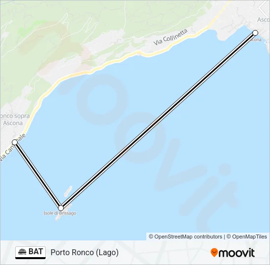 BAT Ferry Line Map