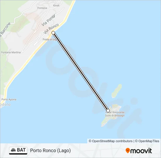 BAT Ferry Line Map