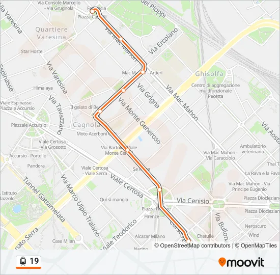 19 Light Rail Line Map
