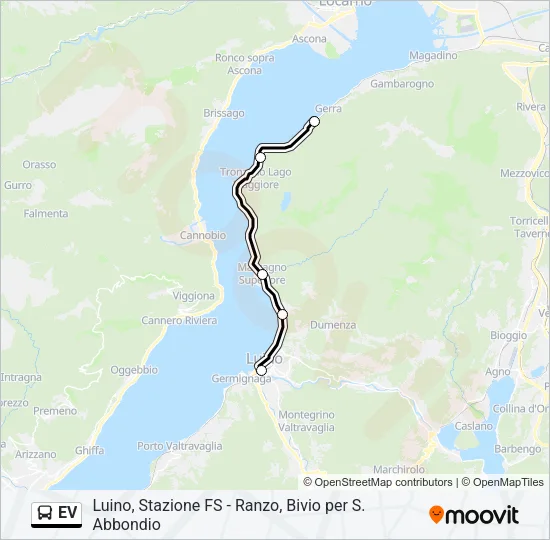EV Bus Line Map