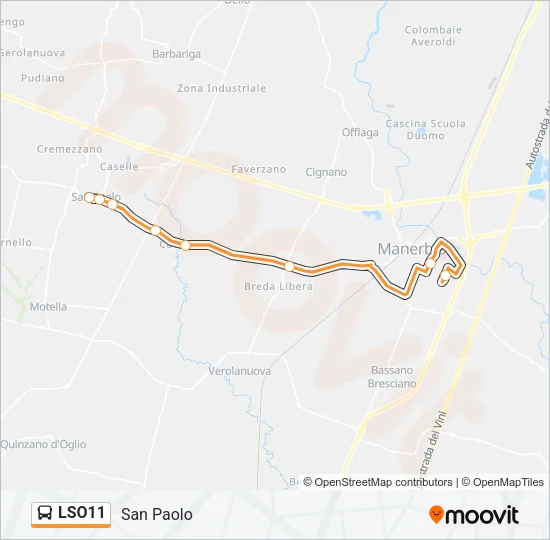 LSO11 Bus Line Map