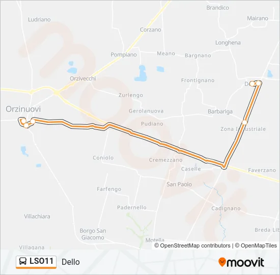 LSO11 Bus Line Map