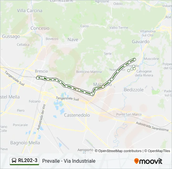 RL202-3 Bus Line Map