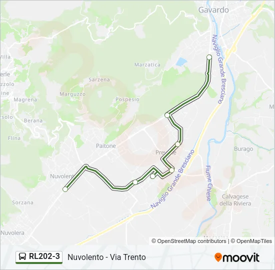RL202-3 Bus Line Map