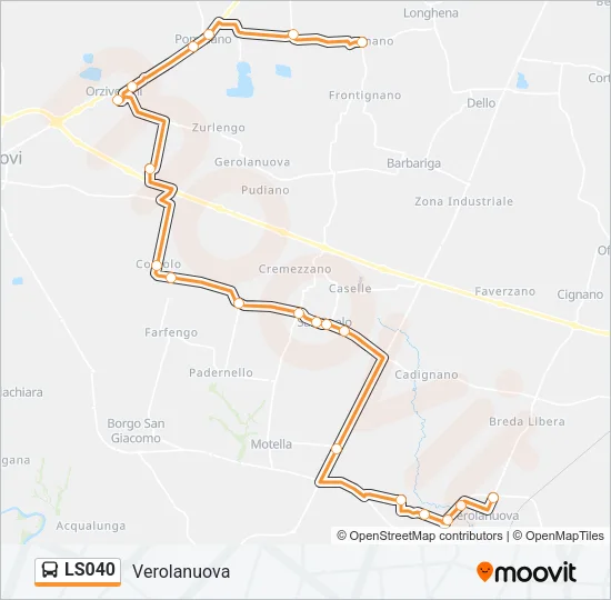 LS040 Bus Line Map
