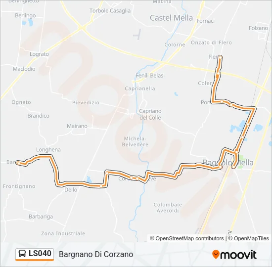 LS040 Bus Line Map