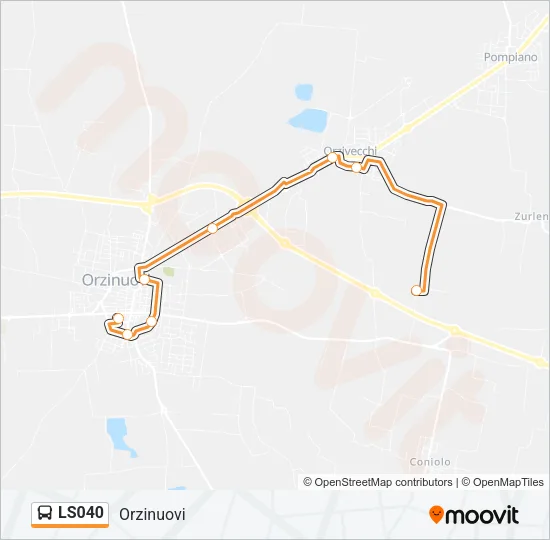 LS040 Bus Line Map