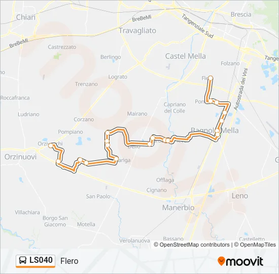LS040 Bus Line Map