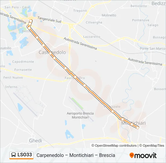 LSO33 Bus Line Map