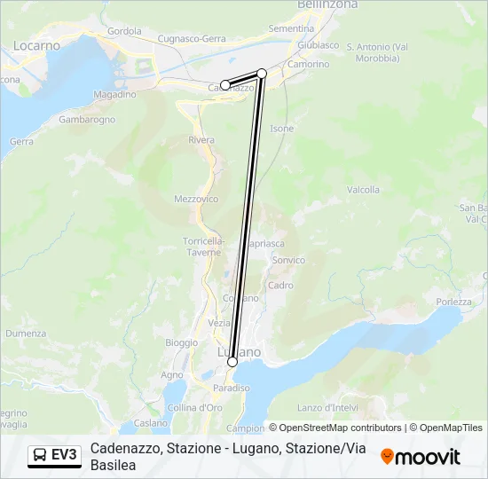 EV3 Bus Line Map