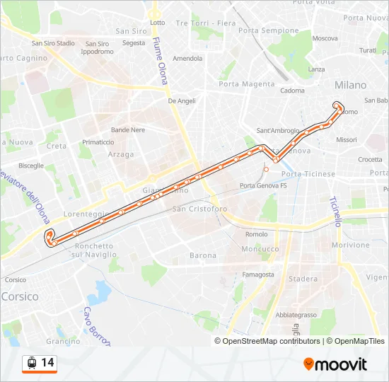14 Light Rail Line Map