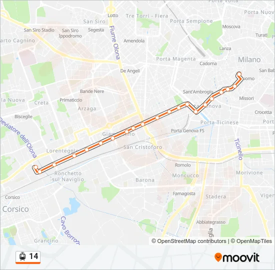 14 Light Rail Line Map