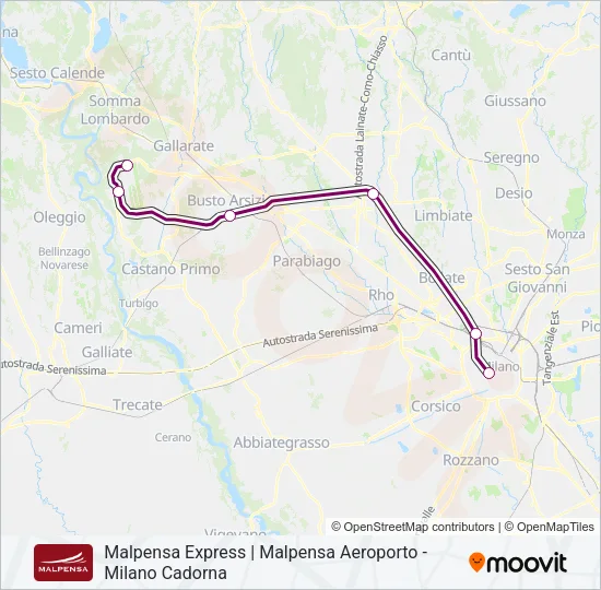 MXP1  Line Map