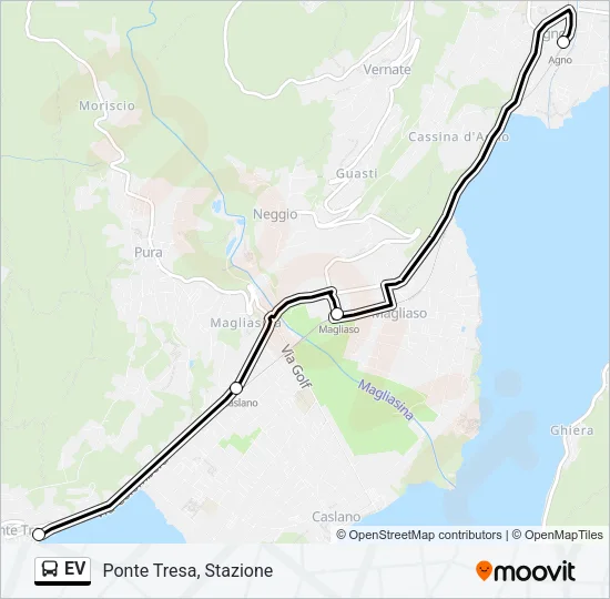 EV Bus Line Map