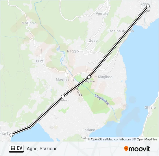 EV Bus Line Map