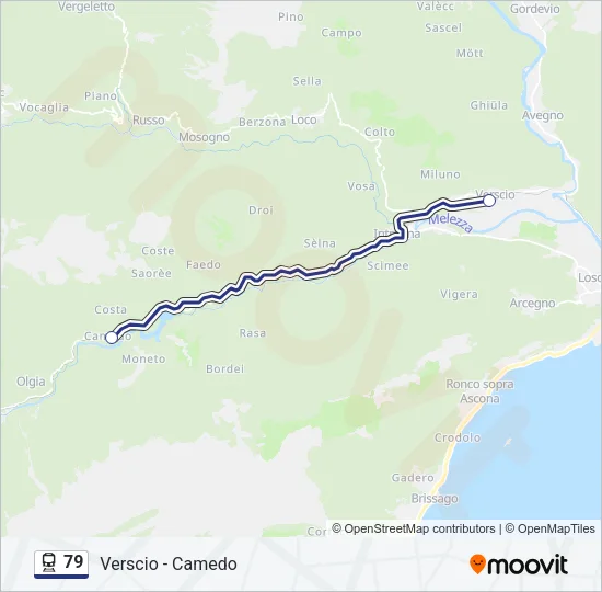 79 Train Line Map