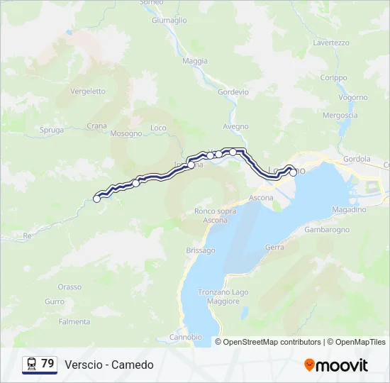 79 Train Line Map