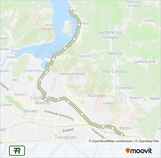 Percorso linea  R3
