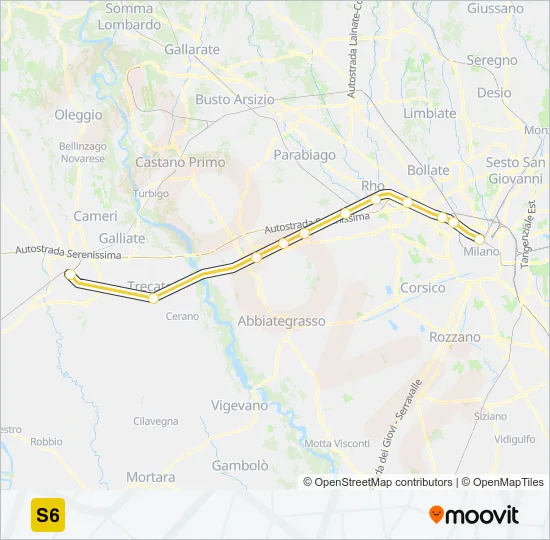 S6  Line Map