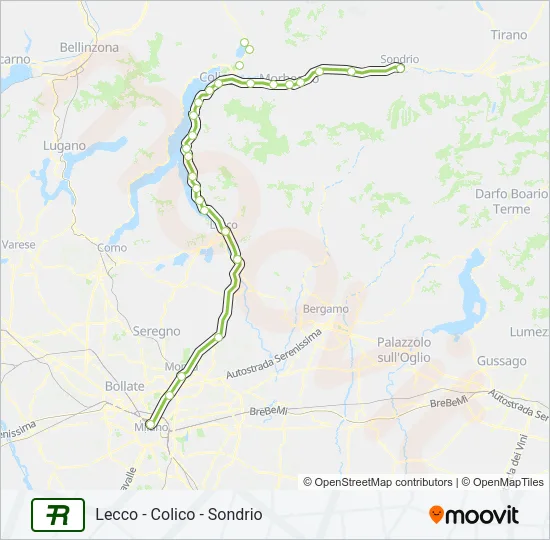 R13 Train Line Map